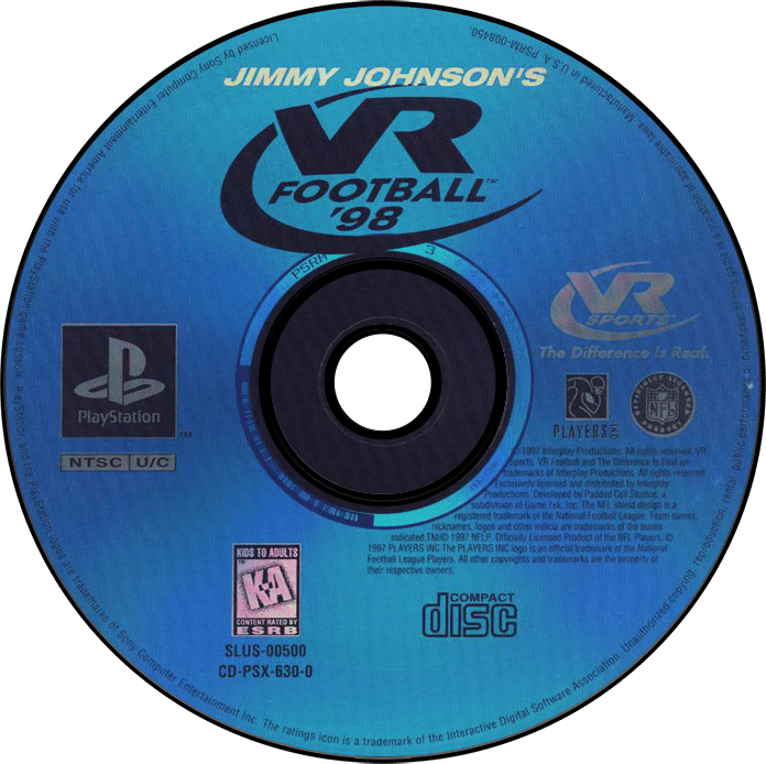 Jimmy Johnson's VR Football 98 media 5 for Playstation
